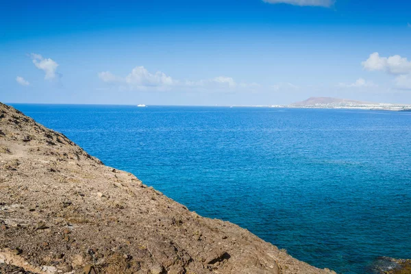 Lanzarote Szigete Egy Gyémánt Kanári Szigetek Között — Stock Fotó