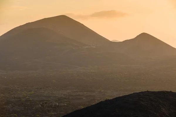 Lanzarote Szigete Egy Gyémánt Kanári Szigetek Között Spanyolország — Stock Fotó