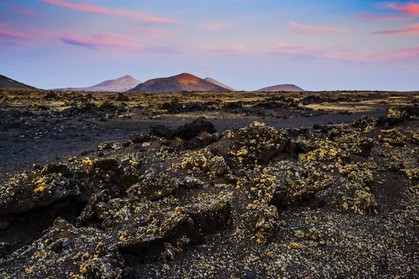 Isola Lanzarote Diamante Tra Altre Isole Canarie Spagna — Foto Stock