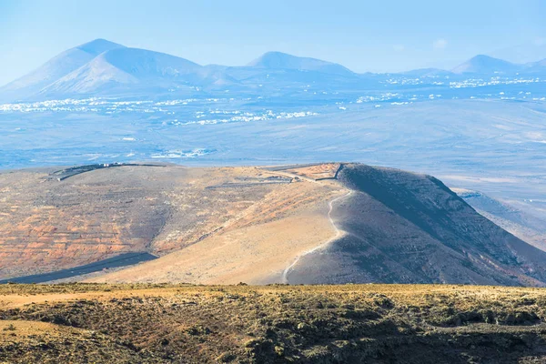 Lanzarote Szigete Egy Gyémánt Kanári Szigetek Között Spanyolország — Stock Fotó