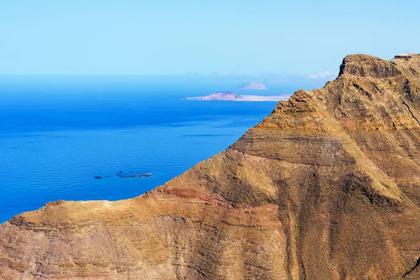 Isla Lanzarote Diamante Entre Otras Islas Canarias España — Foto de Stock