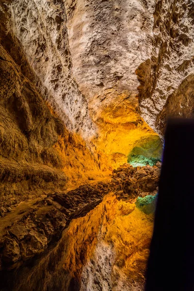 Ilha Lanzarote Diamante Entre Outras Ilhas Canárias Espanha — Fotografia de Stock