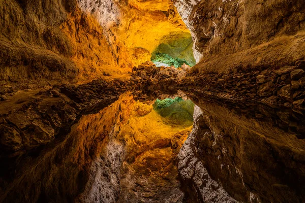 Ilha Lanzarote Diamante Entre Outras Ilhas Canárias Espanha — Fotografia de Stock