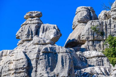 El Torcal de Antequera güneyde bulunan bir doğa rezervi 