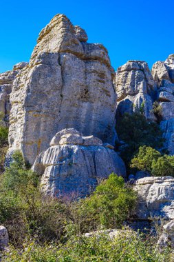 El Torcal de Antequera güneyde bulunan bir doğa rezervi 