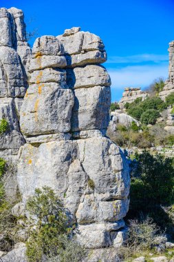 El Torcal de Antequera güneyde bulunan bir doğa rezervi 