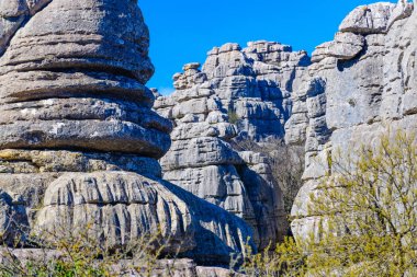 El Torcal de Antequera güneyde bulunan bir doğa rezervi 
