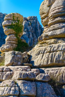 El Torcal de Antequera güneyde bulunan bir doğa rezervi 