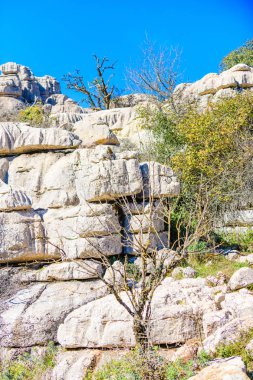 El Torcal de Antequera güneyde bulunan bir doğa rezervi 
