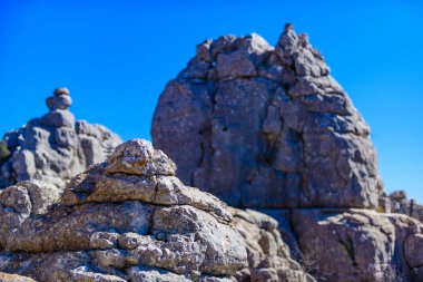 El Torcal de Antequera güneyde bulunan bir doğa rezervi 