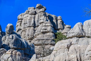 El Torcal de Antequera güneyde bulunan bir doğa rezervi 