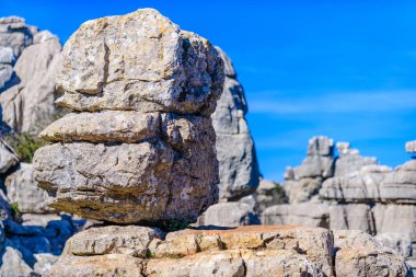 El Torcal de Antequera güneyde bulunan bir doğa rezervi 
