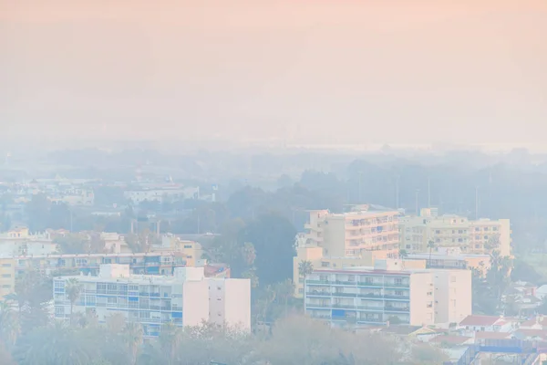 Soluppgång i Malaga. Andalusien. Spanien — Stockfoto