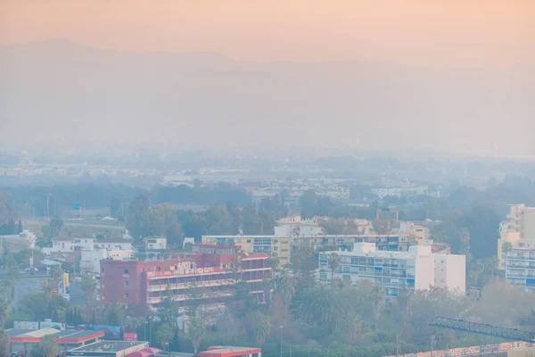 Soluppgång i Malaga. Andalusien. Spanien — Stockfoto