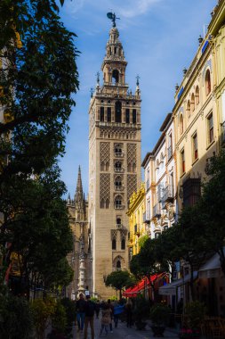 Sokak ve mimari skeçler. Sevilla. Endülüs. İspanya