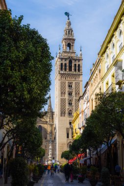 Sokak ve mimari skeçler. Sevilla. Endülüs. İspanya