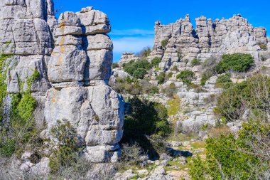 El Torcal de Antequera güneyde bulunan bir doğa rezervi 