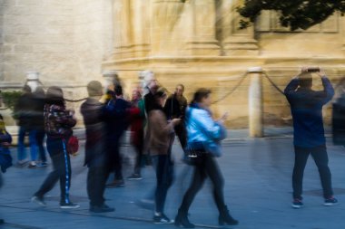 Sokak ve mimari skeçler. Sevilla. Endülüs. İspanya
