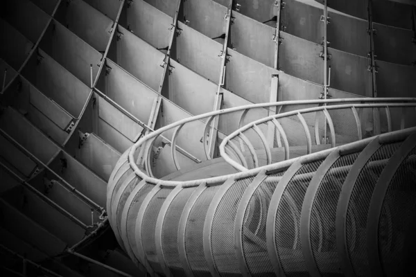 Composición arquitectónica abstracta en blanco y negro. Sevilla. Y... —  Fotos de Stock