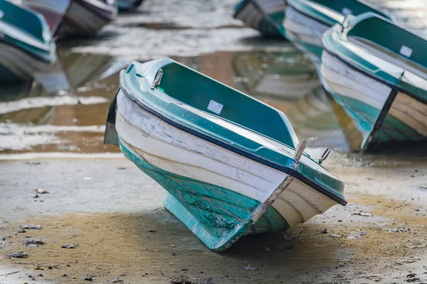 Barcos no canal seco na Praça da Espanha.Sevilha. Andalusi — Fotografia de Stock