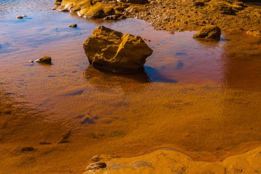 Rio Tinto dünyada eşsiz bir yerdir. Endülüs. İspanya