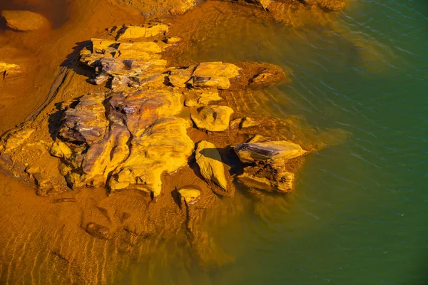 Rio Tinto - уникальное место в мире. Андалусия. Испания — стоковое фото