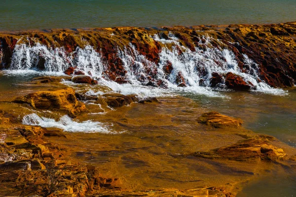 Rio Tinto є унікальним місцем у світі. Андалусії. Іспанія — стокове фото