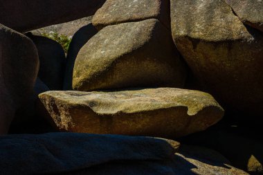 Tregastel ada Renote inanılmaz manzara. Brittany