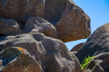 Tregastel ada Renote inanılmaz manzara. Brittany