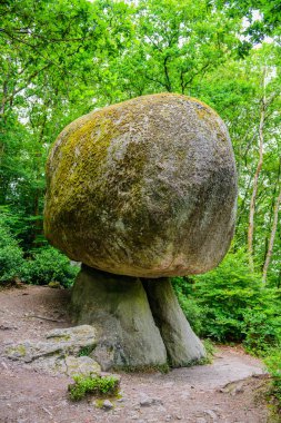 Rocher Champignon bulmak inanılmaz bir taş heykel,
