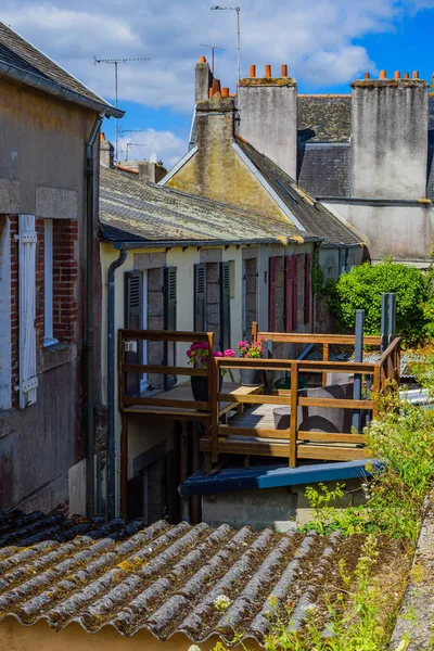 Sketches of the town of Konkarno. Brittany. France