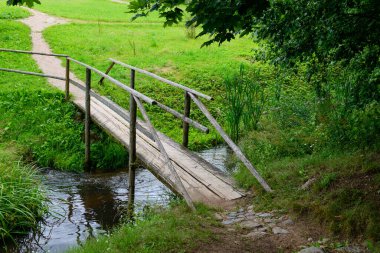 Güzel bir parkta inanılmaz bir manzara.