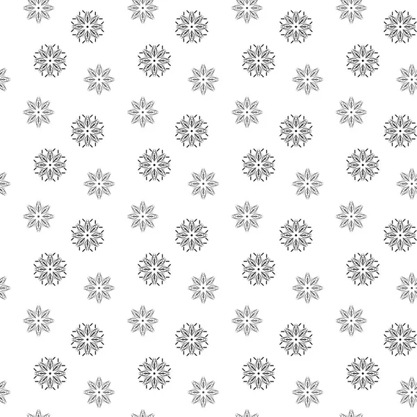 Snowflakes Seamless Background Eps See More Seamless Backgrounds Portfolio — Stock Vector