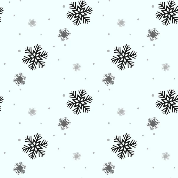 Festlig Jul Bakgrund Snöflingor För Vykort Affisch Inbjudan Design För — Stock vektor