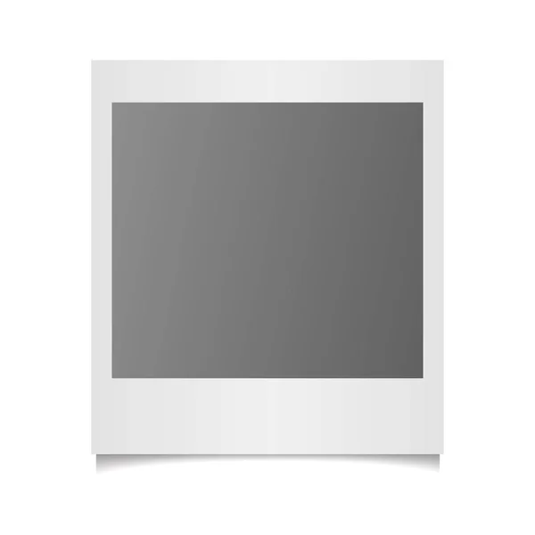 Vector Photo Frame White Background Eps10 — Stock Vector