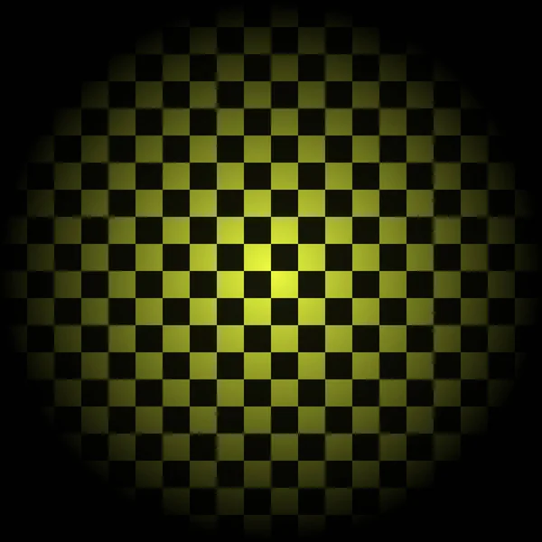 圆形矢量图中的黄色格子背景 Eps10 — 图库矢量图片
