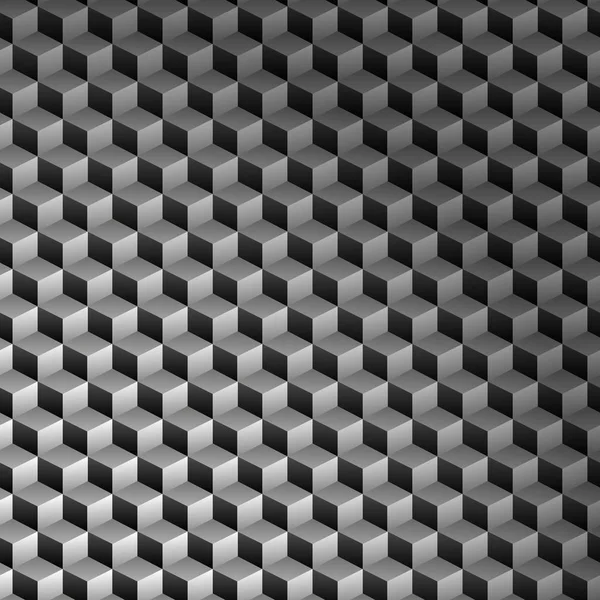 Cajas abstractas fondo patrón inconsútil 3D — Archivo Imágenes Vectoriales