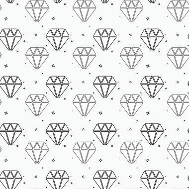 Vektör geometrik doku küçük elmas şekiller, küçük edikula, kareler ile. Soyut modern seamless modeli. Açık tek renkli renkli. Tasarım tekrar dekor, tekstil, kumaş, mobilya, kumaş için