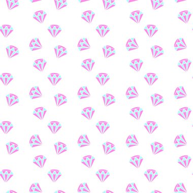 Vektör Dikişsiz retro desen, elmas ile. Duvar kağıdı, desen dolgularını, web sayfası arka planı, yüzey dokuları için kullanılabilir