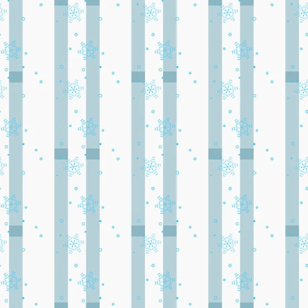 Copos de nieve blanco patrón sin costuras. Colección de vacaciones de invierno. Ilustración vectorial . — Vector de stock