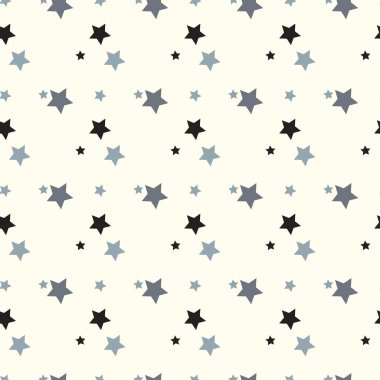 Sorunsuz doku bir yıldız. Vektör düz beyaz arka plan üzerinde çizim. EPS 10