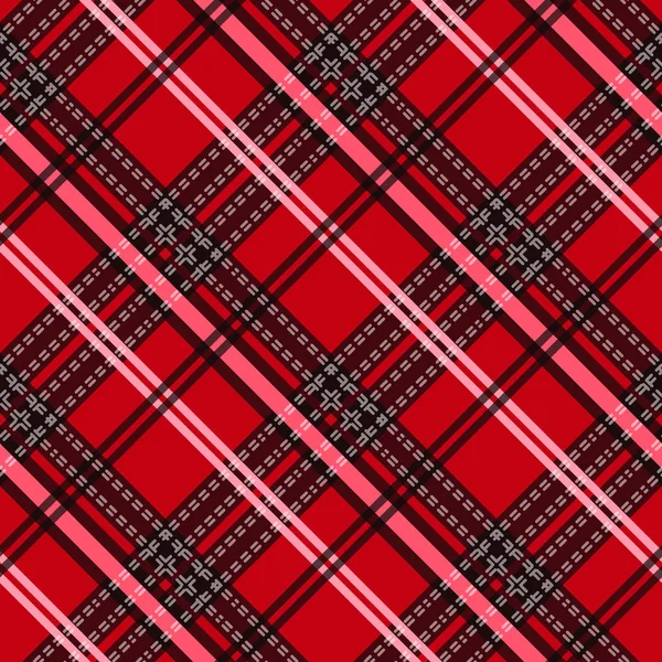 Sorunsuz tartan ekose deseni. kumaş deseni. Giyim Kumaş için damalı doku yazdırır, web tasarım, ev tekstili — Stok Vektör