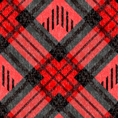 Sorunsuz tartan ekose deseni - vektör. kumaş deseni. eps10