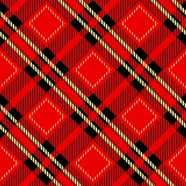 타탄, 격자 무늬 패턴 벡터 배경 민속 Retro.Tartan 패턴입니다. 패션 일러스트 레이 션, 벡터 Wallpaper.Christmas,new 년 장식. 전통적인 빨강, 검정, 녹색 스코틀랜드 벡터, 크리스마스 타탄 장식 — 스톡 벡터