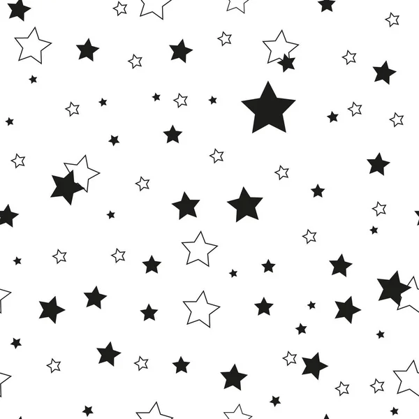 Star seamless pattern. Cute kids star seamless pattern. Seamless patter with stars. Star background. Babies fashion. Vector illustration, eps10 — Stock Vector