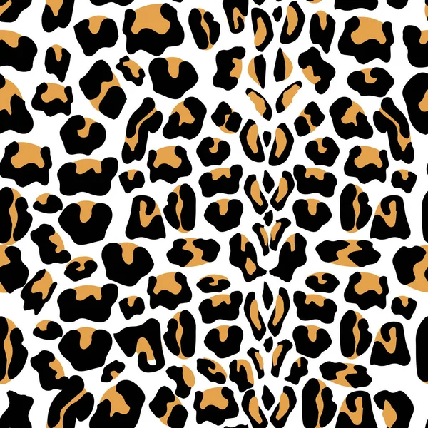 Bezešvé leopardí vzory. Zvířecí. Pozadí vektoru — Stockový vektor