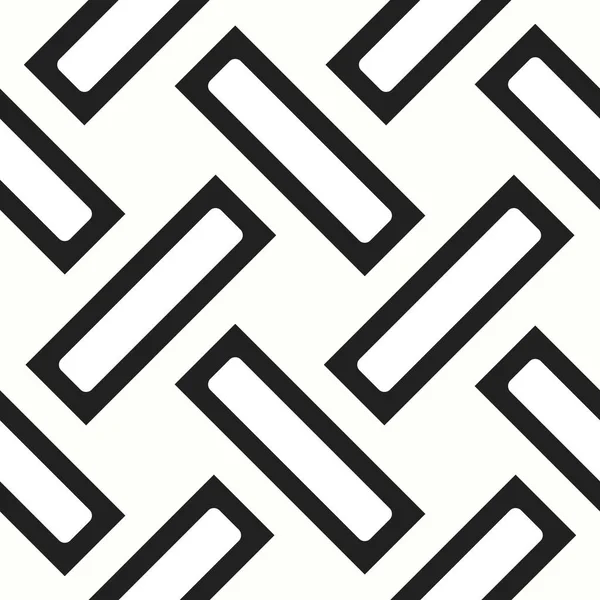 Sömlös Vävda Ränder Lattice Mönster Modern Elegant Textur Upprepande Abstrakt — Stock vektor