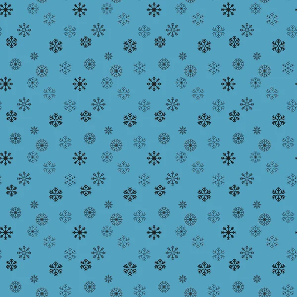 Χιόνι Μοτίβο Χωρίς Ραφή Πρότυπο Διάνυσμα Νιφάδες Χιονιού Εορταστικό Χριστουγέννων — Διανυσματικό Αρχείο