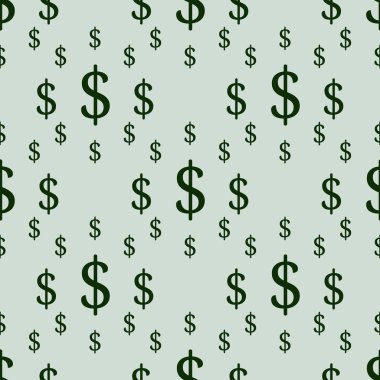 Doları seamless modeli. Vektör çizim.