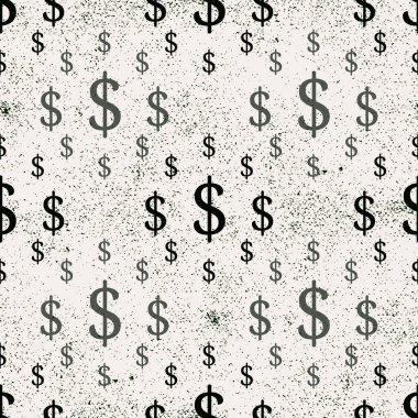 Doları seamless modeli. Vektör çizim.